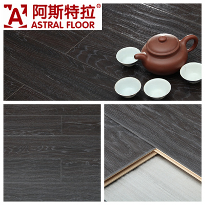 AC3/AC4 Waterproof (U-groove) Wave Embossed Surface Oak Laminate Flooring (AB9922)