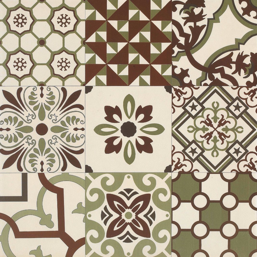 New Design Glazed Pattern Tile for Wall Decoration