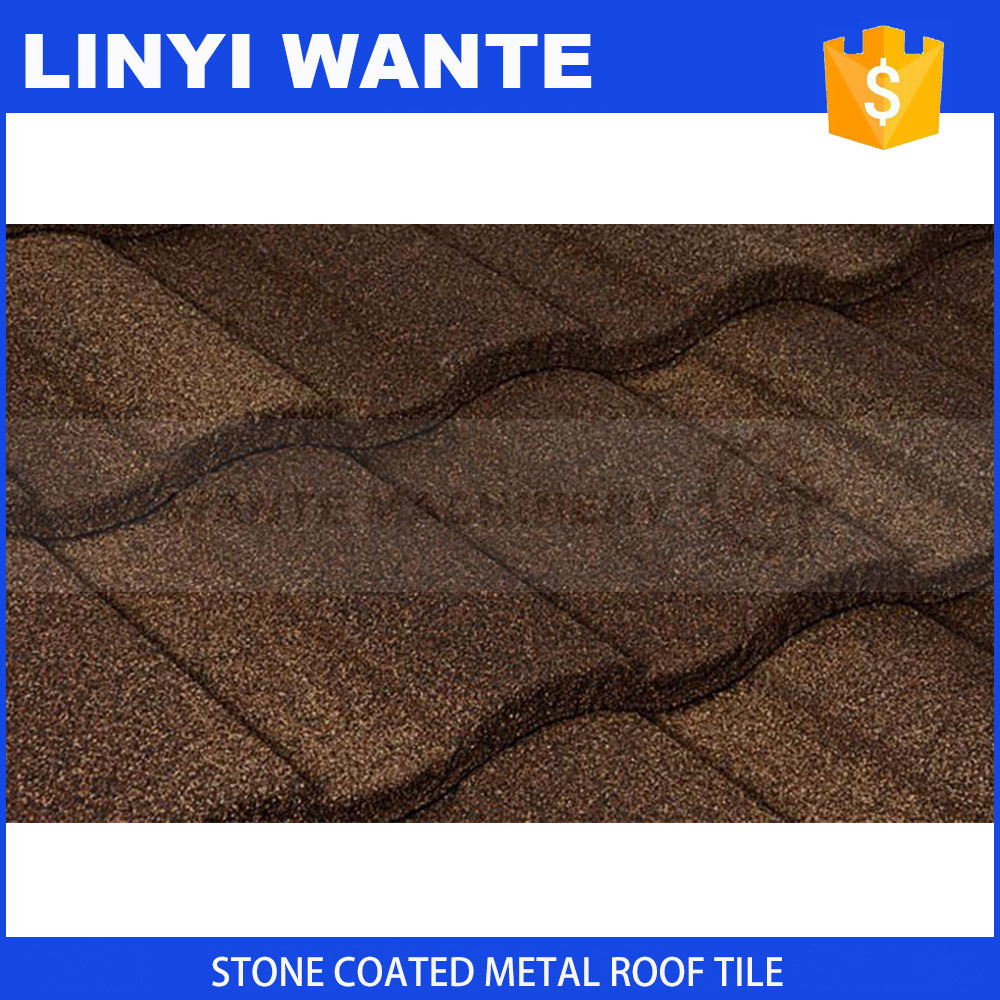 Building Material Stone Coated Metal Roof Tile