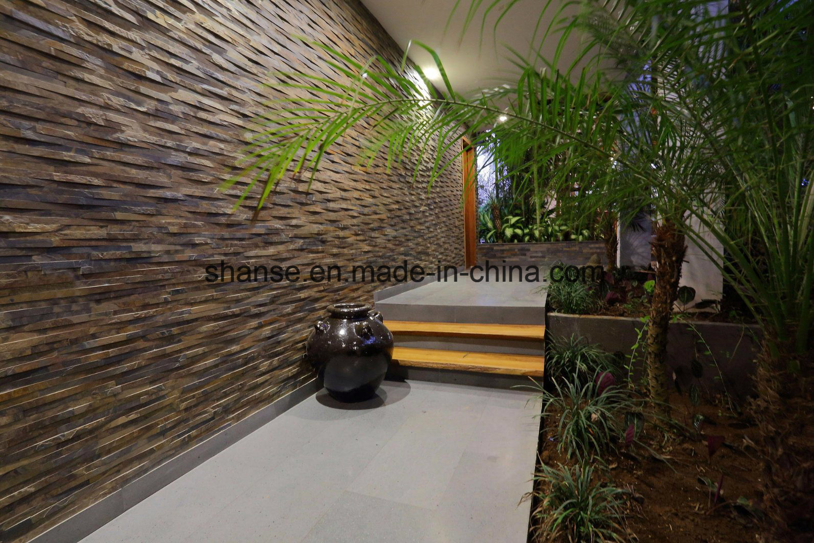 Soft Flexible Wear Resistance Granite Decoration Wall Strip Tile