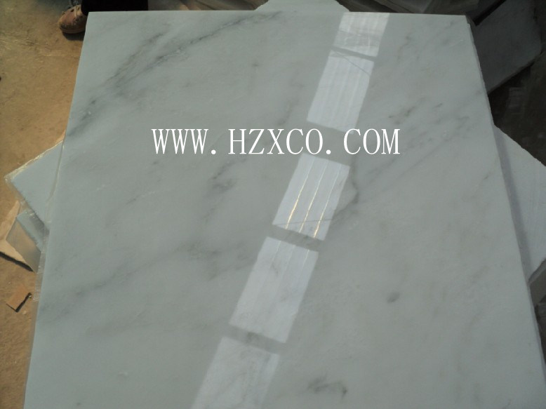 China Polished New Statuary White Marble Slabs, Tiles