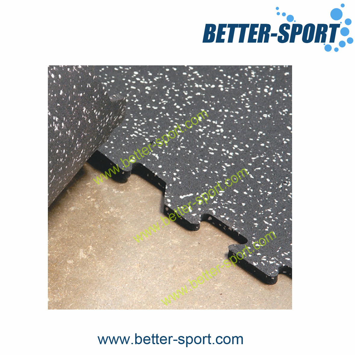 Rubber Gym Mat, Interlocking Rubber Tile, Rubber Tile