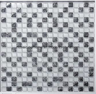 Mix Color Crystal Glass Mosaic Tile for Wall/Kithen Back Splash