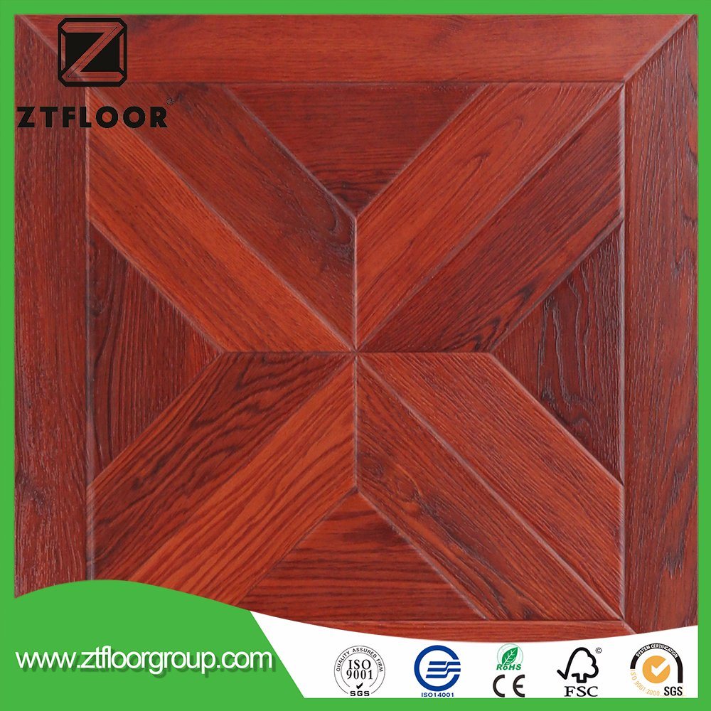 Easy Installation Laminate Flooring of Parquet Design with Waterproof