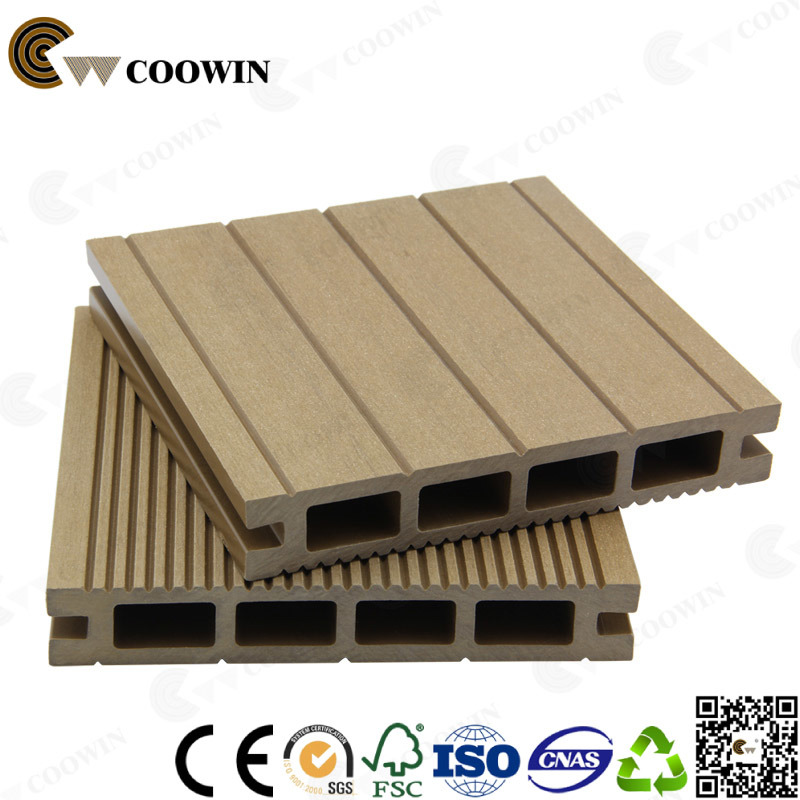 Cedar Outdoor Used Decorative Flooring Hollow WPC Decking