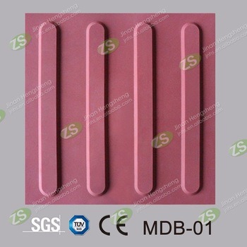 Rubber Tile Indicator Paving PVC and TPU Tactile Tile