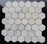 Hexagon White Marble Mosaic and Mosaic Tiles