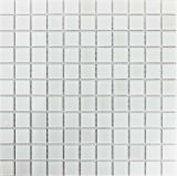 White Glass Mosaic Tile Bathroom Tile