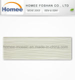 Crystal Glass Strip Mosaic New Texture Cream Marfil Subway Tile