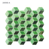 High End Green Stained Glass Mosaic Tile for Bathroom Backsplash