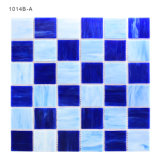 Building Material Fused Decorative Blue Floor Tile Stained Glass Mosaic