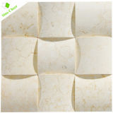 Yellow/Gold Marble Stone Mosaic Tile for Wall