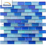 23X48 Hot Selling Floor Tile Glossy Blue Color Swimming Pool Mosaic