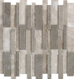 Strip 3D Marble Stone Mosaic Tile for Interior Design