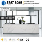 White Calacatta Artificial Quartz Stone Countertops for Home Decoration