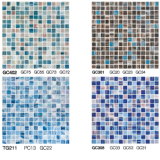 Moroccan Mosaic Tile Random Strip Glass Mosaic Tile Iridescent Glass Mosaic Tile