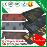 Building Material Galvanized Steel Sheet Stone Coated Metal Roofing Tiles Shingle Type