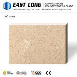 Hot Sale Grey, White, Beige, Brown with Fime Particles Quartz Stone Big Slabs Wholesale