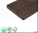 Durable Outdoor Bamboo Decking, Deep Carbonized Color