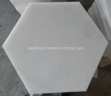 High Quality Eastern White Hexagon Marble Tile