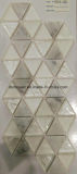 Diamond Shape Glass and Marble Stone Mosaic Tile