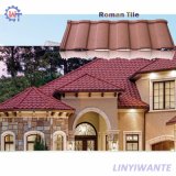 Mediterrean Style Stone Coated Metal Roman Roof Tile