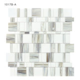 Building Materials Grey Apartments Kitchen Wall Tiles Glass Mosaic