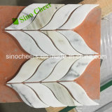 Calacatta Marble Mosaic, Herringbone Shape Mosaic, Herringbone Mosaic Tile