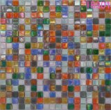 Glass Mosaic Tile Iridium Mixture