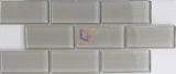 Grey Color Glass Tile Mosaic