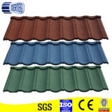 Color Stone Coated Flat Shingle Tile Price