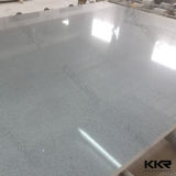 20mm Thickness Pure Gray Artificial Engineered Quartz Stone