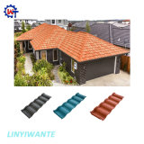 High Quality Decoration Material Stone Coated Metal Roman Roof Tile