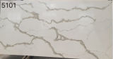 Salable Artificial Calacatta Quartz Stone Slab for Kitchen Countertop