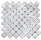 Arabesque Lantern White Stone Tile