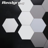 White Hexagon Honed Tile Kitchen Bathroom Porcelain Floor Tile