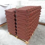 Soncap certificated Roman Colorful Stone Coated Metal Roofing Tile