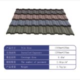 Construction Material Stone Coated Metal Roof Tile