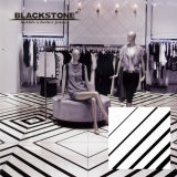 Black and White Series Glazed Polished Porcelain Floor Tile (660009)