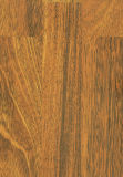 8.3mm HDF Laminate Flooring Dark Color 3 Strips 8268