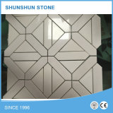 Hotsale White Carrara Marble Mosaic Pattern for Floor Decoration