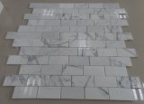 New Design White Marble Calacatta Mosaic in New Shape with Very Competitive Prices