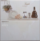 Glazed Ceramic Wall Tile for Kitchen with 6D-Inkjet Design (63315)