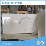 Pre Cut Artificial Pure White Quartz Countertop for Home