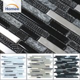 Hot Sale House Decorative Dark Blue Glossy Crystal Glass Mosaic Tile