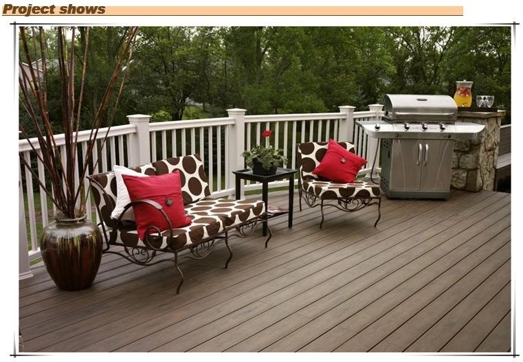 Durable Wood Plastic Composite Decking WPC Board with Europe Standard