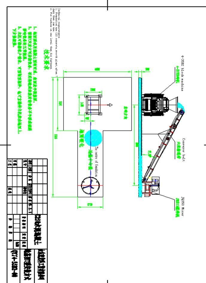 Qtj4-35 Small Semi Automatic Fly Ash Brick Block Making Machine for Sale