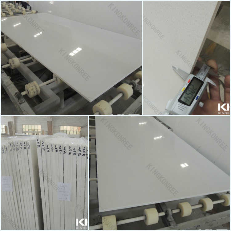 White Artificial Stone Quartz Slabs for Floor Tile